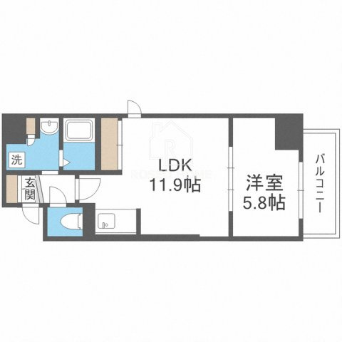 レジデンストレゾールデューの間取り