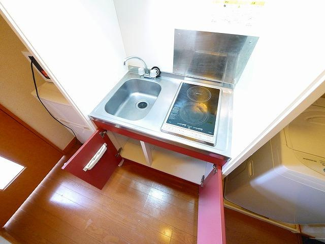 レオパレスＴａｋｕｙａⅢのキッチン|キッチンでお料理をお楽しみください