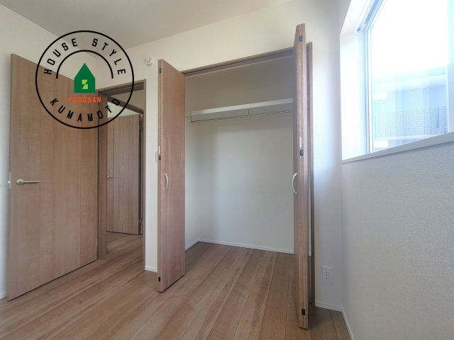 宇城市不知火町高良第2-2棟（1号棟）の収納|収納には困りません。