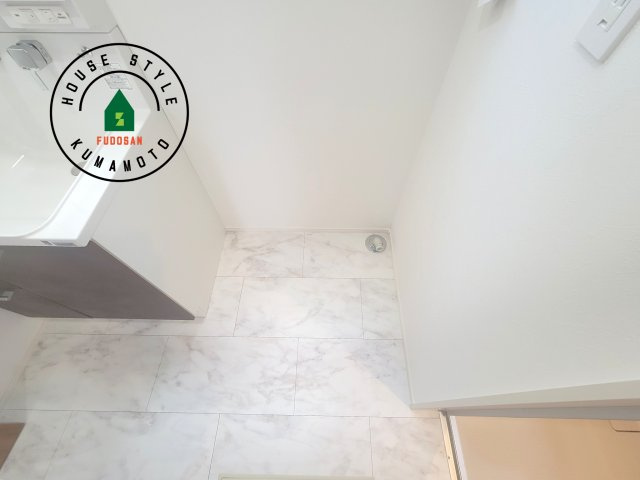 宇城市不知火町高良第2-2棟（1号棟）のランドリースペース|ランドリースペースとなります。広々して有効的にご使用できます。 