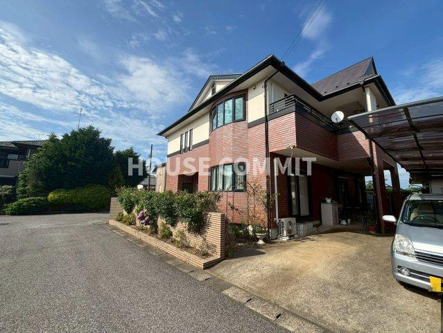 八街に　二世帯住宅の前面道路含む現地写真