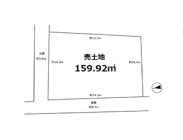 【土地図】 | 川越市府川　A区画 | A区画