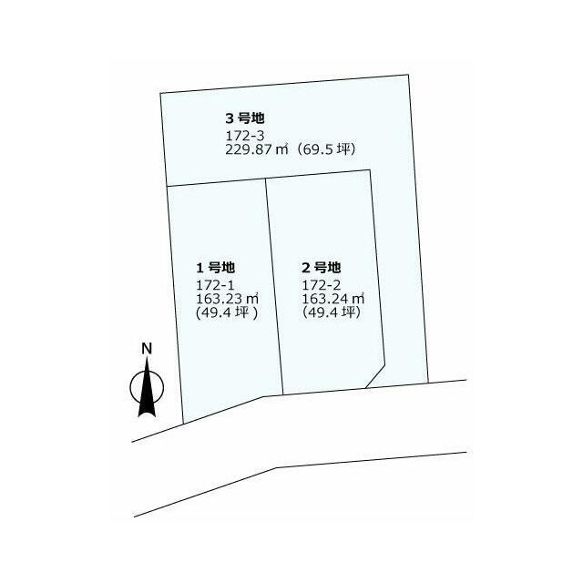 福知山市前田新町２号地の土地図