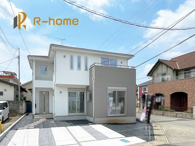 小山市駅東通り9期　新築戸建て　1号棟の外観|ご予約を頂ければ、『平日』はもちろん『早朝』や『夜間』もご見学可能です♪お気軽にお申し付けください♪