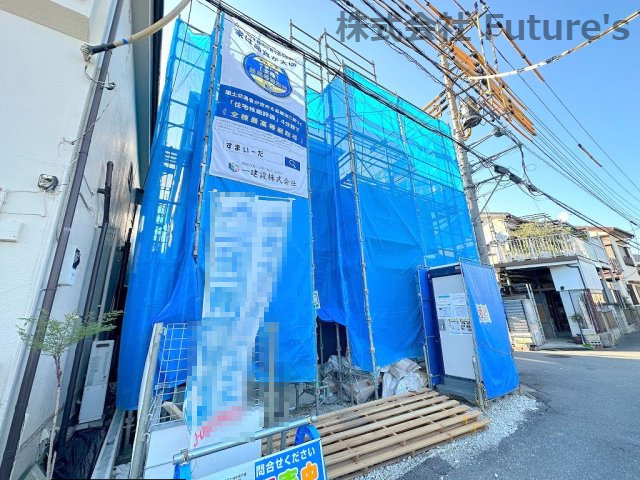 三郷市戸ケ崎　新築戸建　全1棟の外観|現地の写真になります。