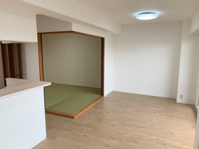 サンシティ朝霧の居間・リビング|施工例