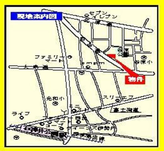 ローンヒルズヤハラの地図|★現地案内図★