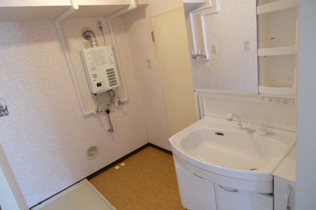 くしろ南大通りマンションの洗面所