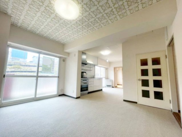 くしろ南大通りマンションの居間・リビング