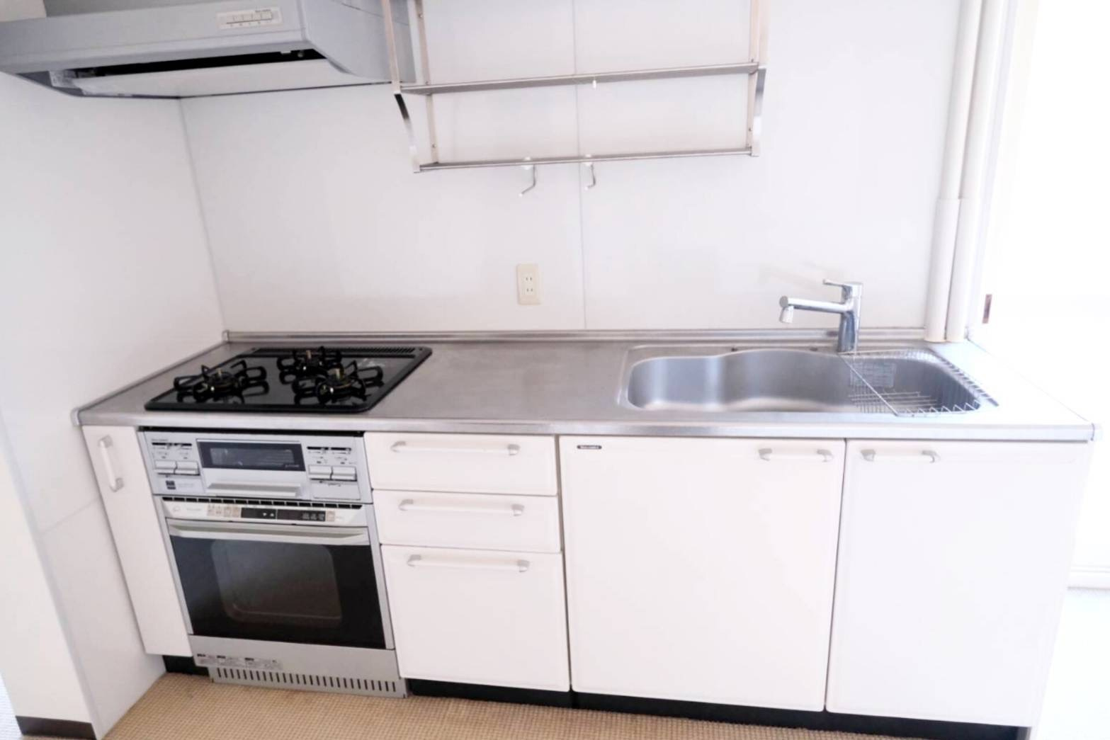 くしろ南大通りマンションのキッチン