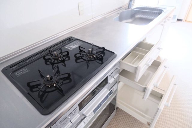 くしろ南大通りマンションのキッチン