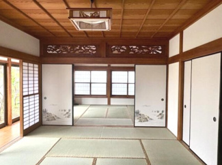 【和室】 | 山武市富田ト　和風中古戸建 | 敷地約350坪+道路反対側1区画 和風５DK 一部リフォーム済み JR総武本線成東駅徒歩約17分