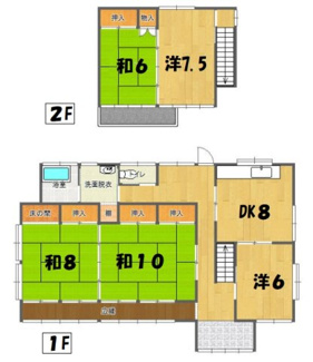 【間取り】 | 山武市富田ト　和風中古戸建 | 図面と現況に相違がある場合、現況を優先致します。