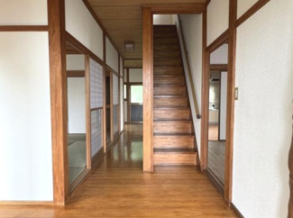 【玄関】 | 山武市富田ト　和風中古戸建 | 敷地約350坪+道路反対側1区画 和風５DK 一部リフォーム済み JR総武本線成東駅徒歩約17分