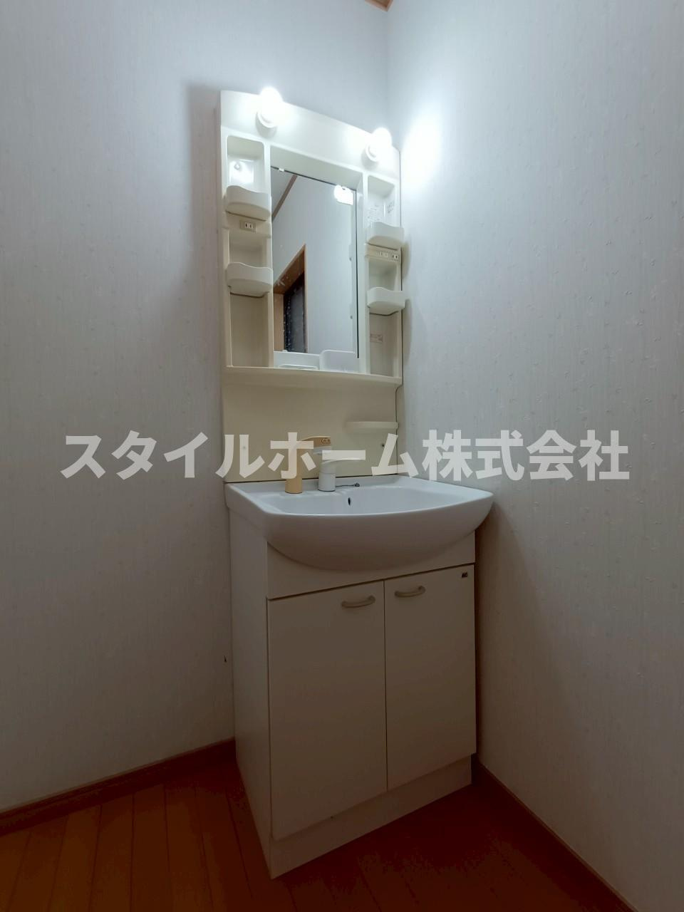 リバティ八幡Bの洗面所