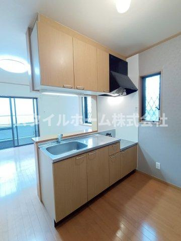 リバティ八幡Bのキッチン