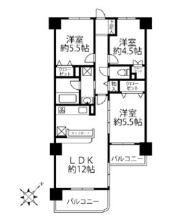 【間取り】 | サン・ビエント南浦和