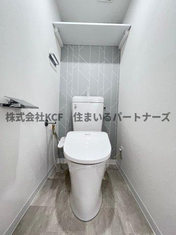 合川コーポのトイレ|清潔感のあるトイレです