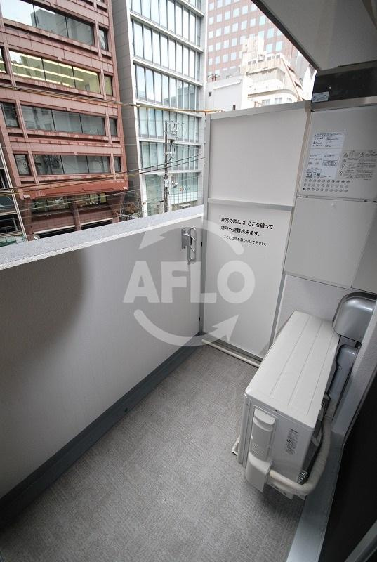 プレサンスタワー北浜のバルコニー|プレサンスタワー北浜　バルコニー