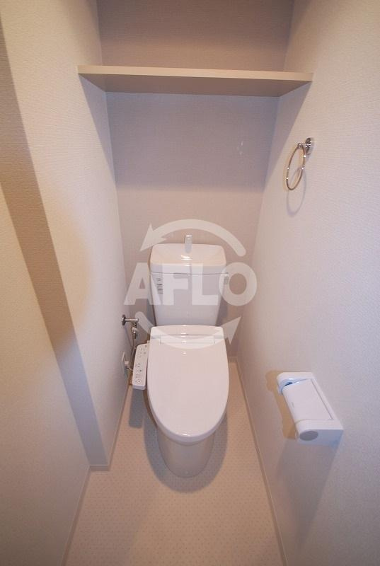 プレサンスタワー北浜のトイレ|プレサンスタワー北浜　温水洗浄便座