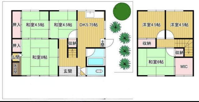 【間取り】 | 和歌山県紀の川市深田　中古戸建 | ◆室内綺麗なのでDIYを楽しまれてセカンドハウスにもおすすめ(^^)/