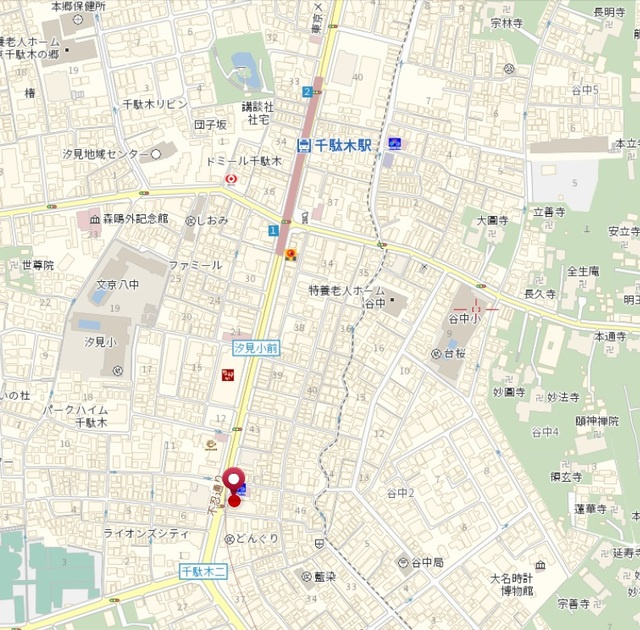 シュロス塚越の地図|案内図