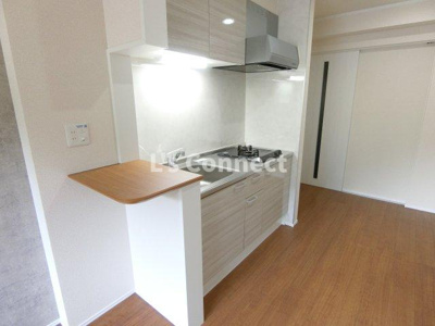 【キッチン】 | エレシス女川 | ２口ガスコンロのシステムキッチン。