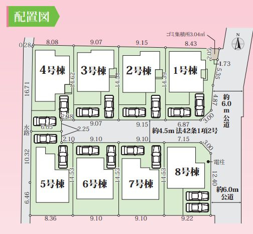 秦野市曽屋新築戸建て　4期3号棟の区画図|区画図「秦野市曽屋新築戸建て」