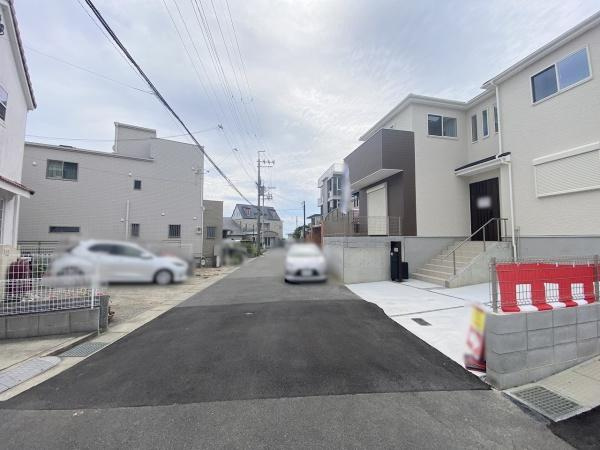 【前面道路含む現地写真】 | 明石市第6藤江　1号棟　築後未入居