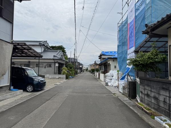宮崎市恒久第１２　新築戸建の前面道路含む現地写真|【前面道路】
東側公道5.9ｍ