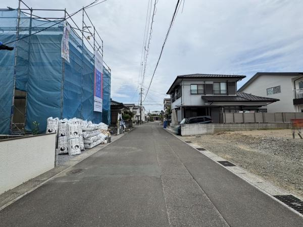宮崎市恒久第１２　新築戸建の前面道路含む現地写真|【前面道路】
東側公道5.9ｍ