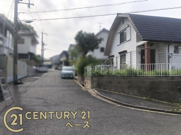 大和郡山市満願寺町の売地の前面道路含む現地写真|■現地撮影写真■前面道路の幅員は約５ｍとお車の出し入れもラクラク！
