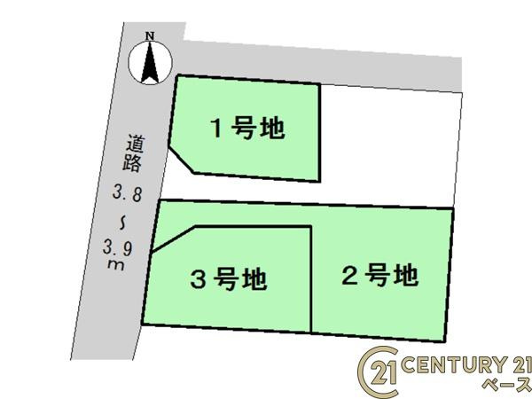 北葛城郡広陵町笠 ２号地 ／新築一戸建の区画図|■こちらの物件は２号地です！■