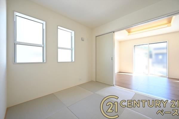 生駒市萩の台 ２号棟 ／新築一戸建の和室|■現地撮影写真■ほっこり落ち着ける和室！客間としてもご利用いただけます！