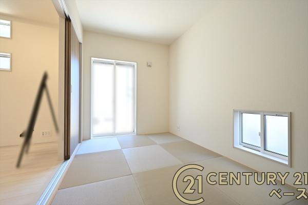 生駒市萩の台 ６号棟 ／新築一戸建の和室|■現地撮影写真■ほっこり落ち着ける和室！客間としてもご利用いただけます！