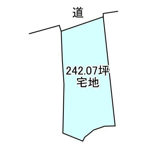 阿島２丁目　売土地の区画図