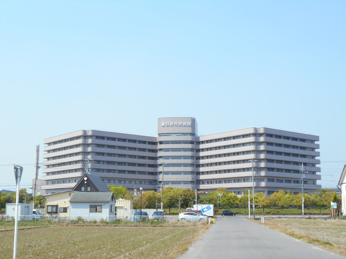 春日井市月見町のアパートの展望|春日井市民病院 3800ｍ