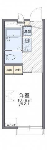 神戸市長田区片山町５丁目のアパートの間取り