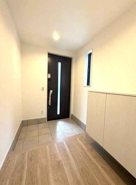 文教台貸家南棟の玄関