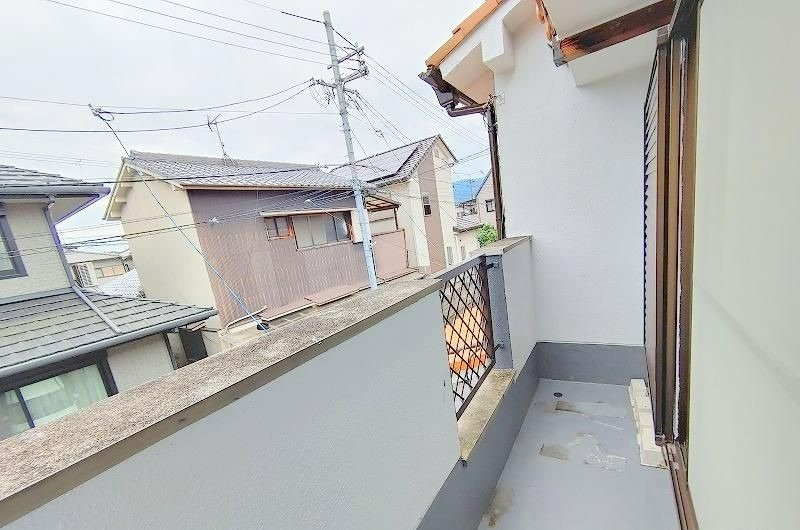 大和高田市蔵之宮町のテラスのバルコニー