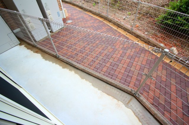 ヴァンドミール流田のバルコニー