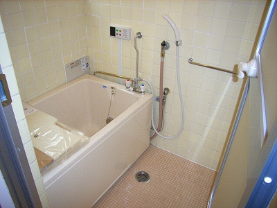 白山ハイデンスの浴室