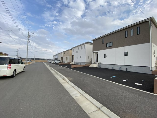 谷田部住宅の周辺|建物全面道路