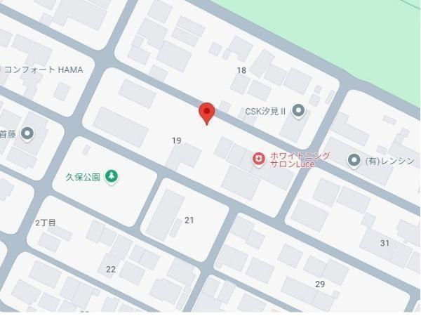 汐見2丁目②　土地のその他|※位置情報は実際の場所と誤差が生じる可能性があります。