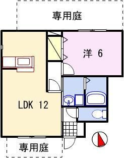 ハイツ大黒の間取り