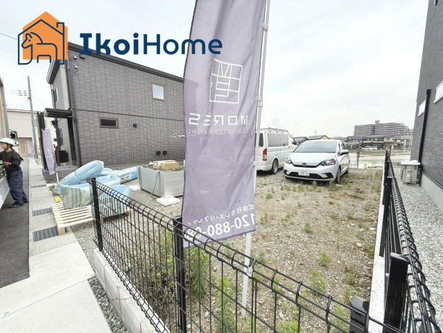 明石市魚住町長坂寺7号地　土地の前面道路含む現地写真|●年中無休：当日予約可●更地につき解体費用等不要で安心です。