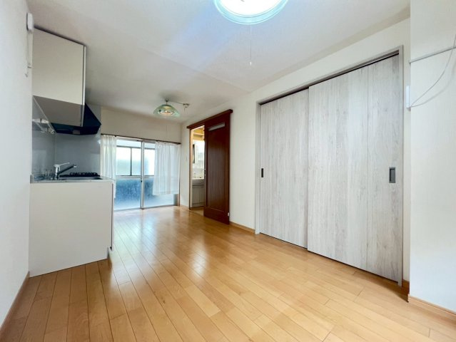 南多聞台住宅の居間・リビング