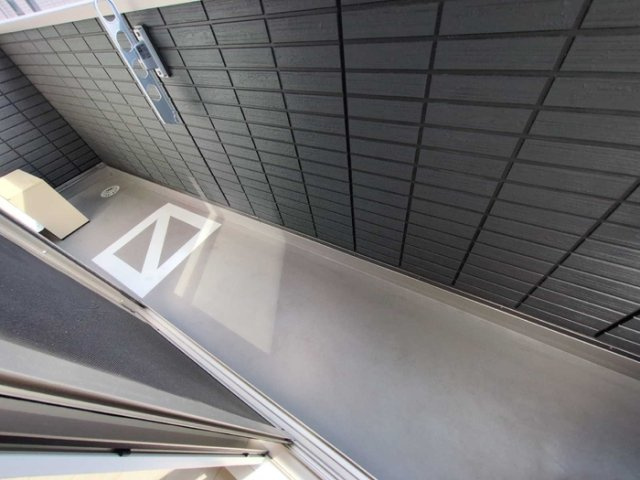 D's町坪のバルコニー