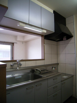 レジェンサンフラワーⅡのキッチン|お料理しやすいキッチンです