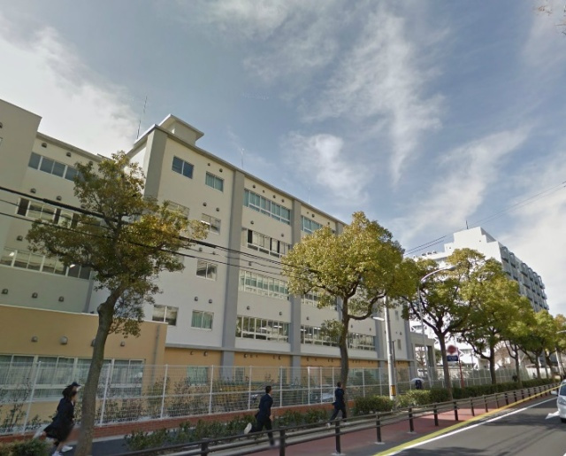 神戸市兵庫区平野町字天王谷奥東服のアパートの周辺|神戸市立湊翔楠中学校